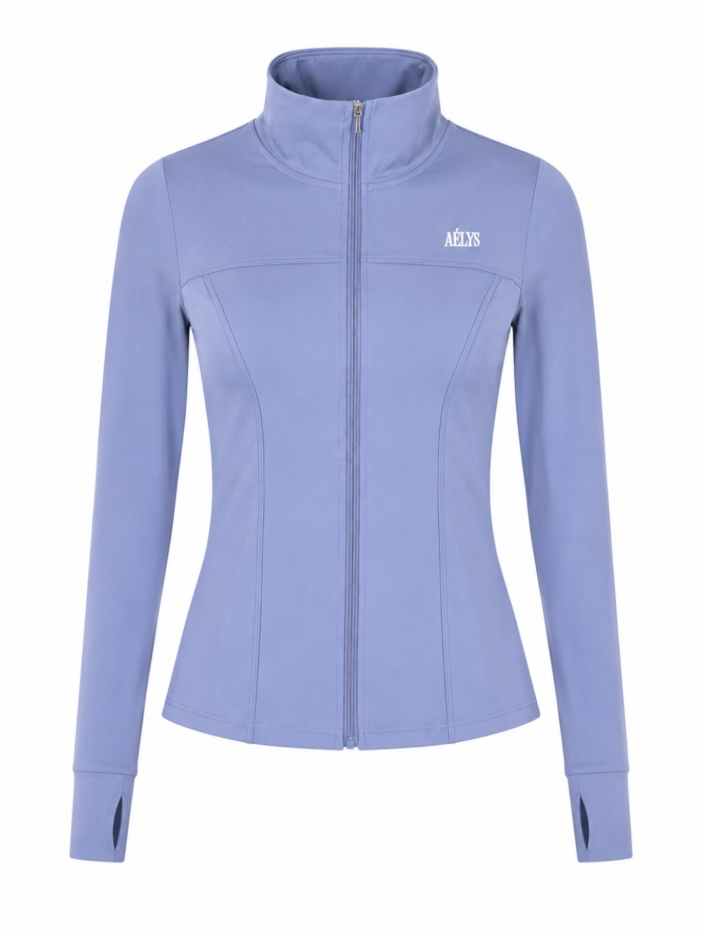 AÉLYS Sculpt Zip Jacket – Blue