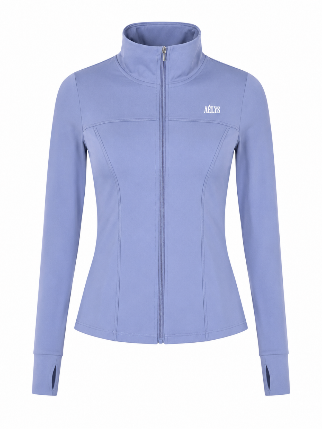 AÉLYS Sculpt Zip Jacket – Blue