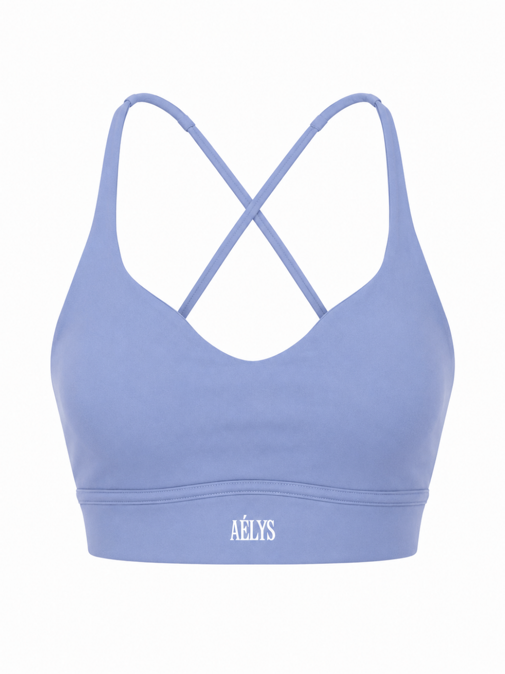 AÉLYS Sculpt Racerback Sports Bra – Blue