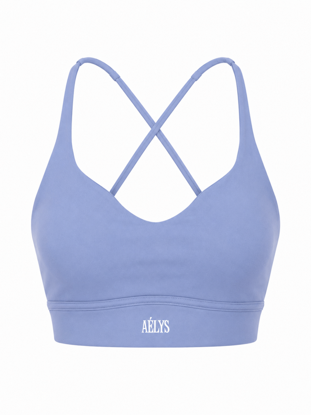 AÉLYS Sculpt Racerback Sports Bra – Blue