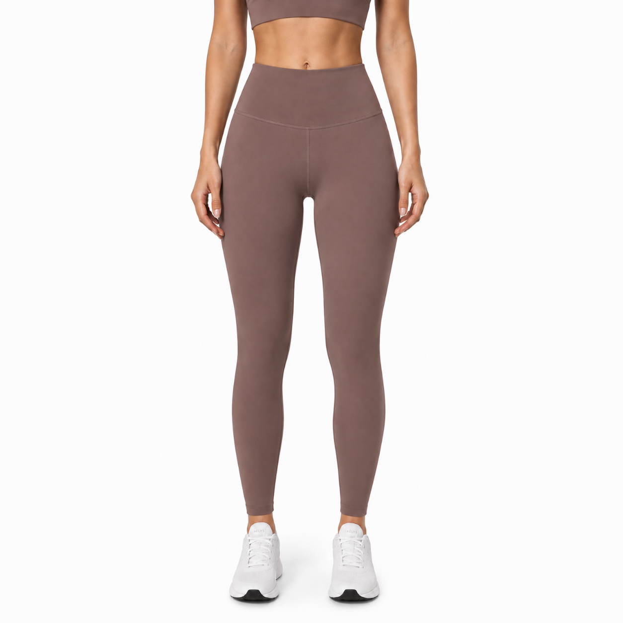 AÉLYS Sculpt High-Waist Leggings – Mocha