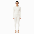AÉLYS Sculpt Zip Jacket – Ivory