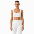 AÉLYS Sculpt Racerback Sports Bra – Ivory