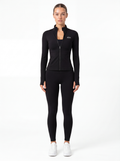 AÉLYS Contour Zip Jacket - Black