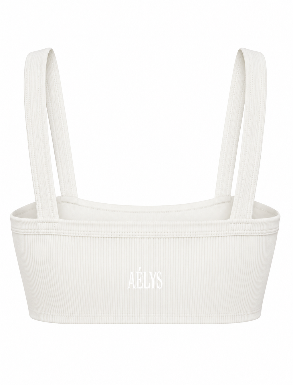 AÉLYS Sculpt Racerback Sports Bra – Ivory