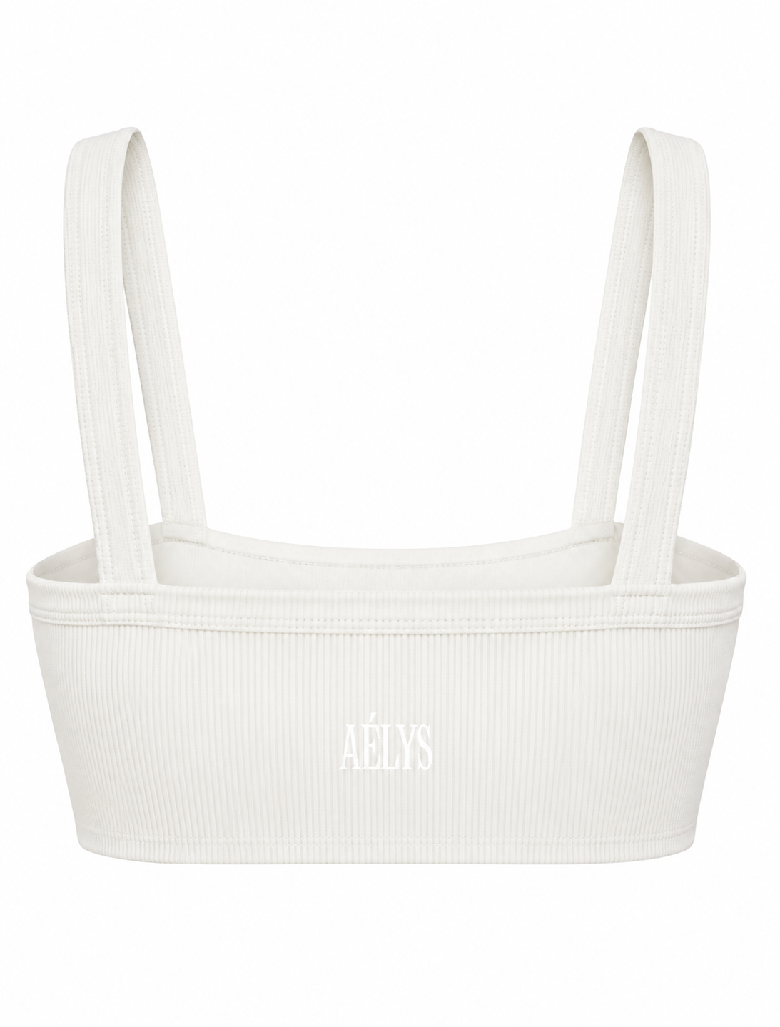 AÉLYS Sculpt Racerback Sports Bra – Ivory