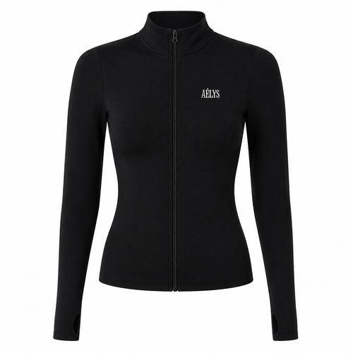 AÉLYS Contour Zip Jacket - Black