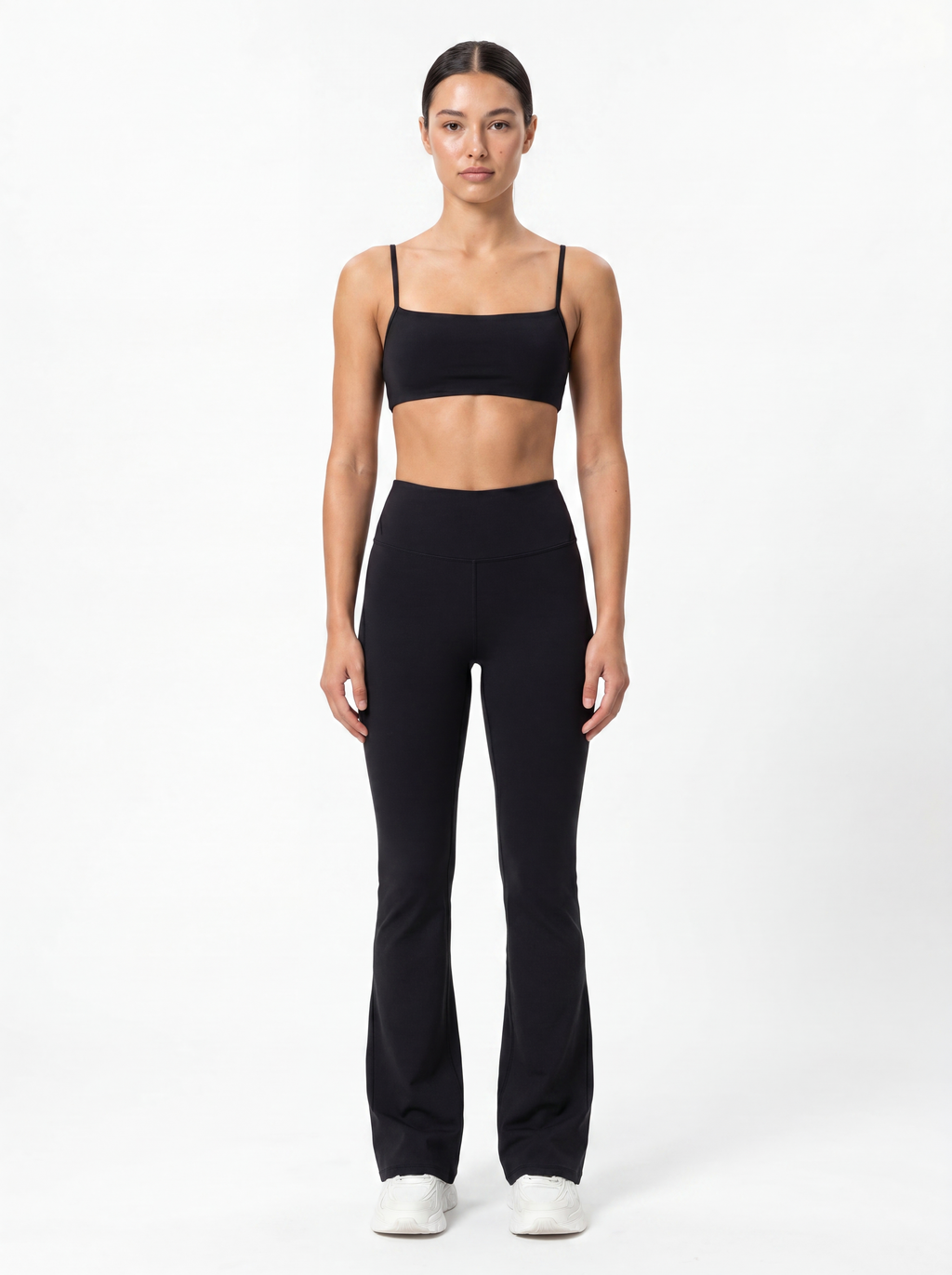 AÉLYS Flow Flare Pants - Black