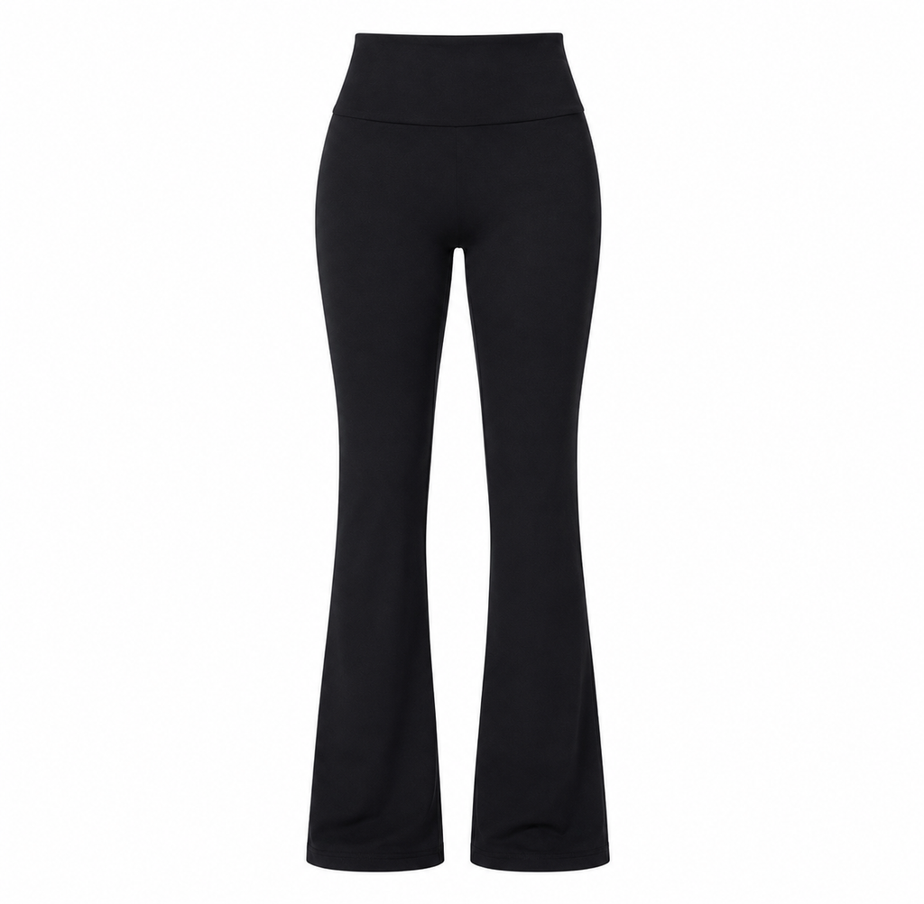 AÉLYS Flow Flare Pants - Black