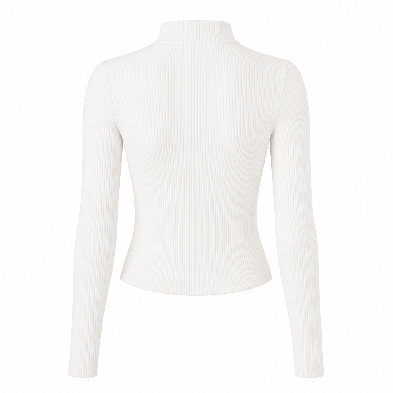 AÉLYS Sculpt Zip Jacket – Ivory