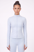 AÉLYS Sculpt Zip Jacket – Ice Blue