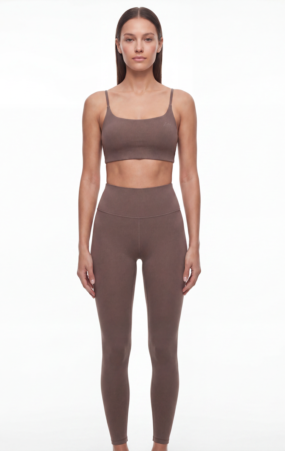 AÉLYS Sculpt High-Waist Leggings – Mocha