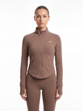 AÉLYS Contour Sculpt Jacket – Mocha Taupe