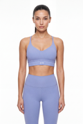 AÉLYS Sculpt Racerback Sports Bra – Blue