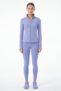 AÉLYS Sculpt Zip Jacket – Blue